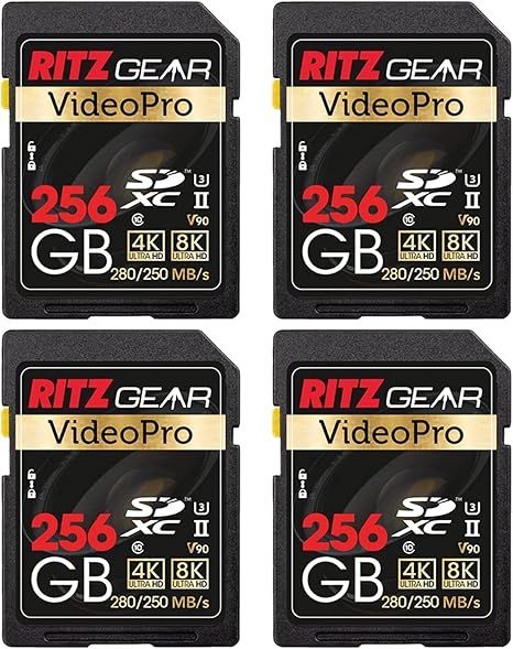 Ritz Gear Video Pro SD UHS-II 256GB SDXC Memory Card